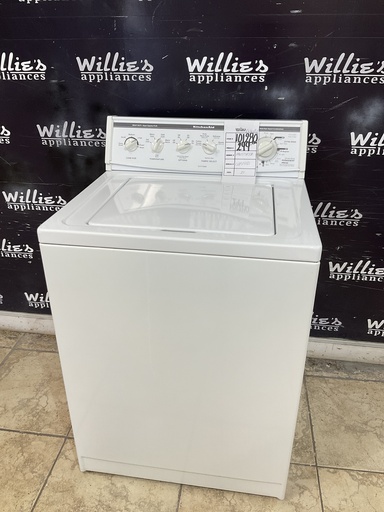 [101280] KitchenAid Used Washer Top-load 27inches (White) 