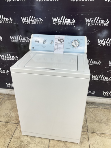 [101295] Whirlpool Used Washer Top-load 27inches (White) 