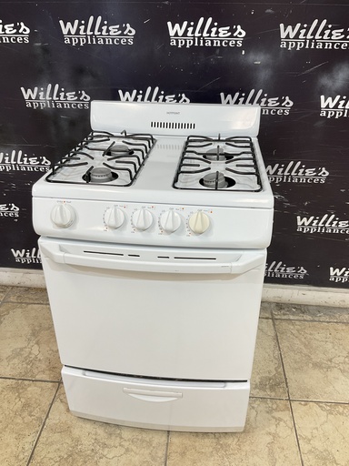 [101312] Hotpoint Used Natural Gas Stove 24inches (White) 