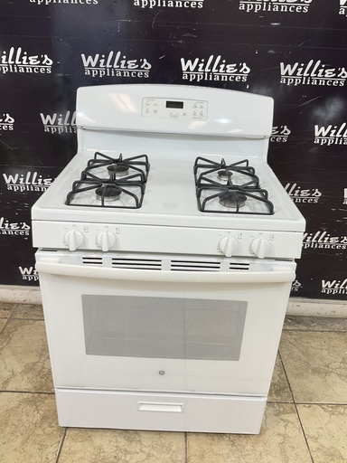[101301] Ge Used Natural Gas Stove 30inches (White) 