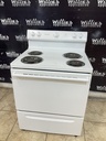 Frigidaire Used Electric Stove 220volts (40/50 AMP) 30inches {no cord} (White) 