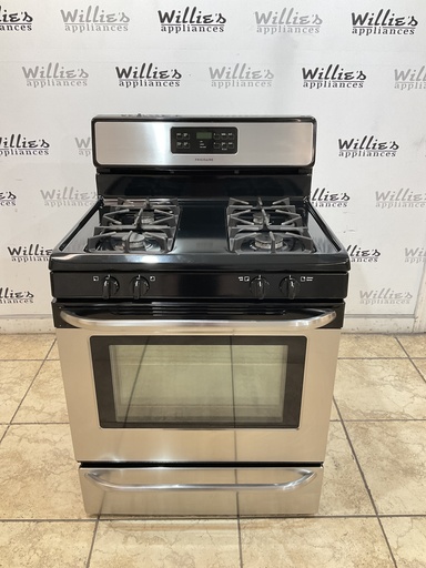 [101321] Frigidaire Used Natural Gas Stove 30inches (Stainless Steel) 