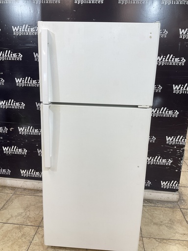 [101316] Ge Used Refrigerator Top and Bottom 28x64 1/2” (White) 