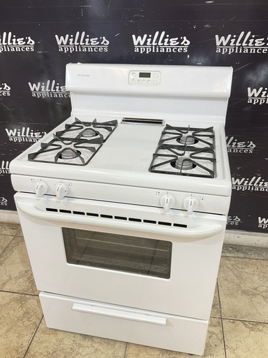 [101336] Frigidaire Used Natural Gas Stove 30inches (White) 