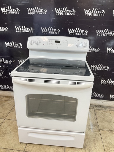 [101340] Ge Used Electric Stove 220volts (40/50 AMP) 30inches {3 prong} (White) 