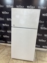 RCA Used Refrigerator Top and Bottom 28x61 1/2” (White) 