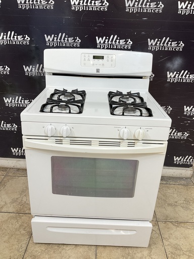 [101348] Kenmore Used Natural Gas Stove 30inches (White) 
