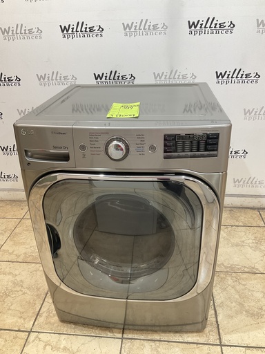 [101370] Lg Used Electric Set Washer/Dryer Front-load 220volts (30 AMP) 29inches {3 prong} (Stainless Steel) 