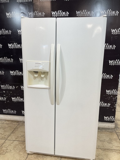 [101416] Frigidaire Used Refrigerator Side by Side 36 1/2” x 69” (White)