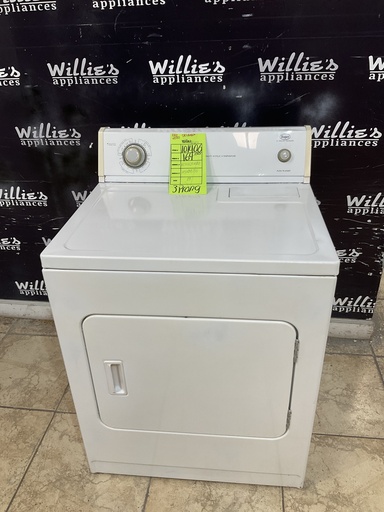 [101406] Roper Used Electric Dryer 220volts (30 AMP) 29inches {3 prong} (White) 
