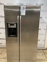 Ge Used Refrigerator Side by Side 36x69 1/2” (Stainless Steel) 