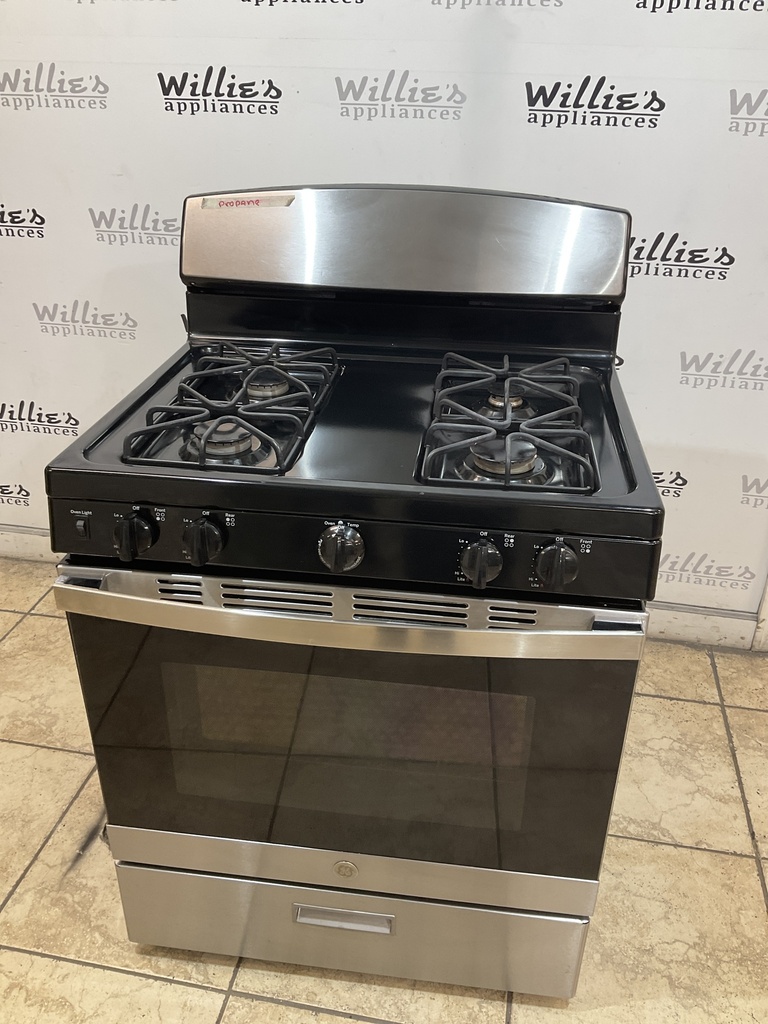 Ge Used Gas Propane Stove 30inches (Stainless Steel) 