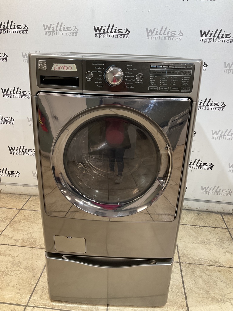Kenmore Used Combo Washer/Dryer Front-load 27inches (Grey) 