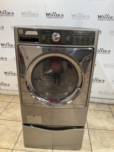 [101491] Kenmore Used Combo Washer/Dryer Front-load 27inches (Grey) 
