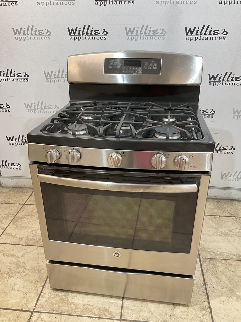 Ge Used Natural Gas Stove 30inches (Stainless Steel) 