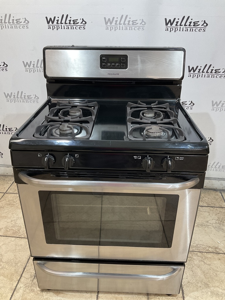 Frigidaire Used Natural Gas Stove 30inches (Stainless Steel) 