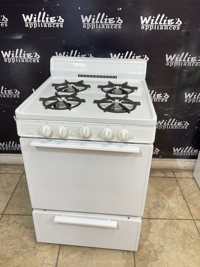 Premier Used Natural Gas Stove 24inches (White) 