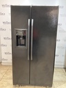 Ge Used Refrigerator Side by Side 36x70 (Black) 