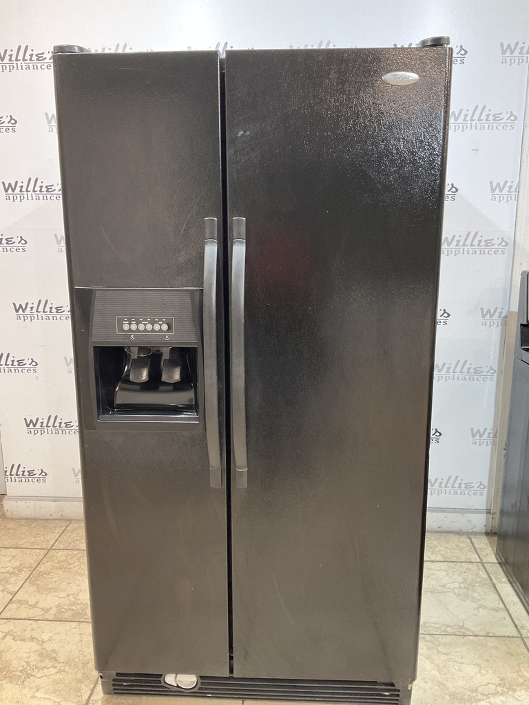 Whirlpool Used Refrigerator Side by Side 36x69 1/2” (White) 