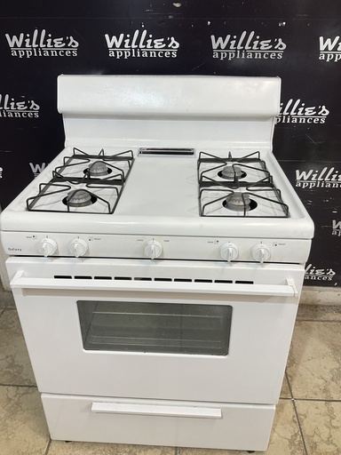 [101539] Galaxy Used Natural Gas Stove 30inches (White)