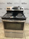 Ge Used Electric Stove 220volts (40/50 AMP) 30inches {4 prong} (Stainless steel) 