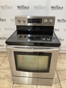 Samsung Used Electric Stove 20volts (40/50 AMP) 30inches {no cord} (Stainless steel) 