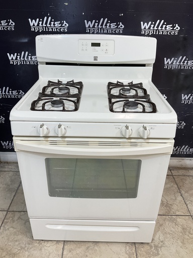 [101558] Kenmore Used Natural Gas Stove 30inches (Bisque) 