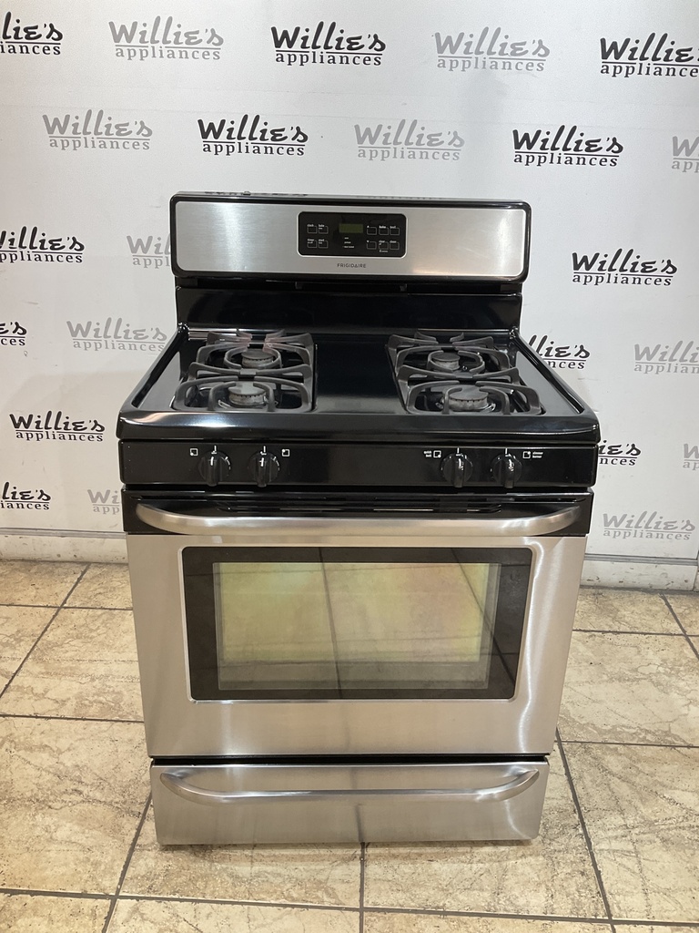 Frigidaire Used Natural Gas Stove 30inches (Stainless Steel) 