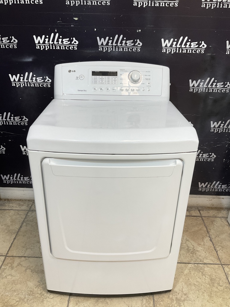 Lg Used Electric Dryer 220volts (30 AMP) 27inches {4 prong} (White) 