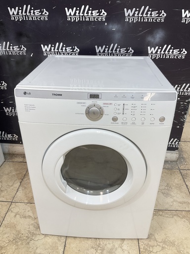 [101583] Lg Used Electric Dryer 220volts (30 AMP) 27inches {3 prong} (White) 