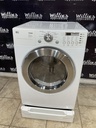 Lg Used Electric Dryer 220volts (30 AMP) 27inches {4 prong} (White)