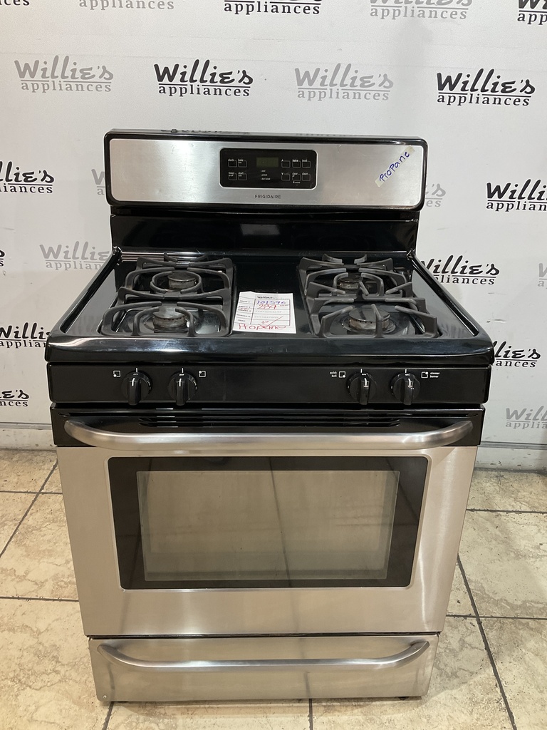 Frigidaire Used Gas Propane Stove 30inches (Stainless Steel) 