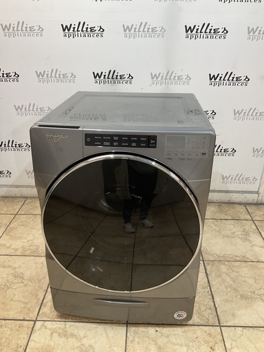 [101602] Whirlpool Used Washer Front-load 27inches (Grey)