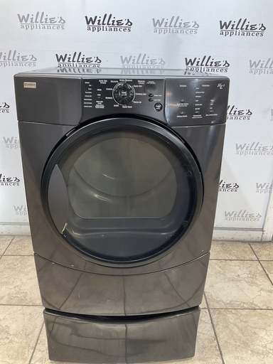 [101606] Kenmore Used Electric Dryer 220volts (30 AMP) 27inches {3 prong} (Black)
