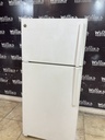 Ge Used Refrigerator Top and Bottom 28x61 (White)