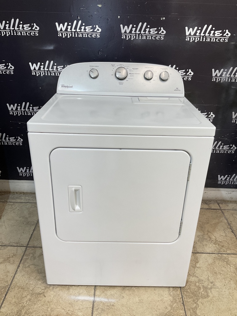 Whirlpool Used Electric Dryer 220volts (30 AMP) 29inches {4 prong} (white) 