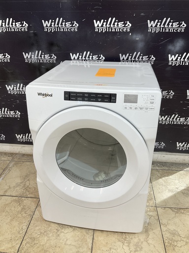 [101654] Whirlpool New Open Box Electric Dryer 220volts (30 AMP) 27inches {no cord} (White) 
