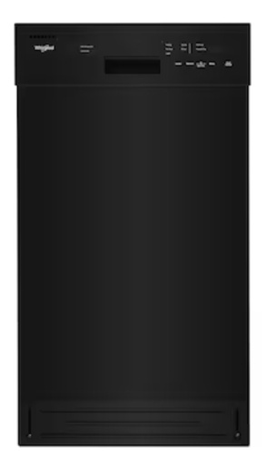 [101644] Whirlpool New Dishwasher 18inches (Black) 