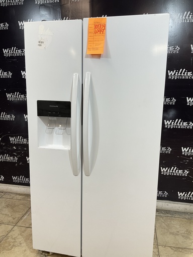 [101704] Frigidaire New Open Box Refrigerator Side by Side 36x69 1/2” (White) 
