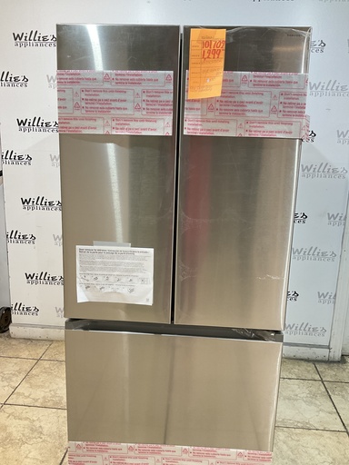 [101702] Samsung New Open Box Refrigerator French Door 32x70 (Stainless Steel) 