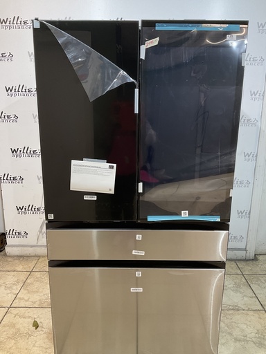 [101720] Samsung New Open Box Refrigerator French Door Family Hub+ 36x70 (Black Stainless Steel) 