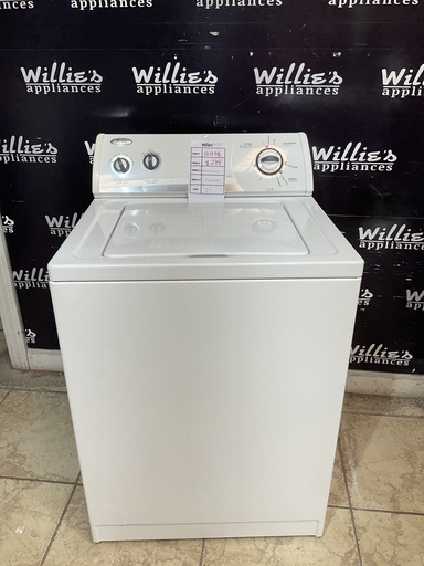 [101738] Whirlpool Used Washer Top-load 27inches (White) 