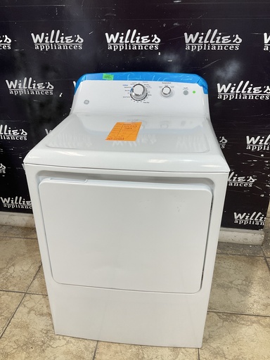 [101729] Ge New Open Box Electric Dryer 220volts (30 AMP) 27inches {no cord} (White) 