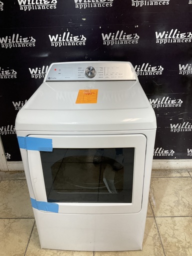 [101695] Ge New Open Box Natural Gas Dryer 27inches (White) 