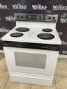 Ge Used Electric Stove 220volts (40/50 AMP) 30inches {3 prong} (White/Black) 