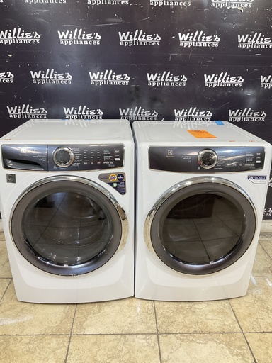 [101676] Electrolux New Open Box Electric Set Washer/Dryer Front-load 220volts (30 AMP) 27inches {no cord} (White) 