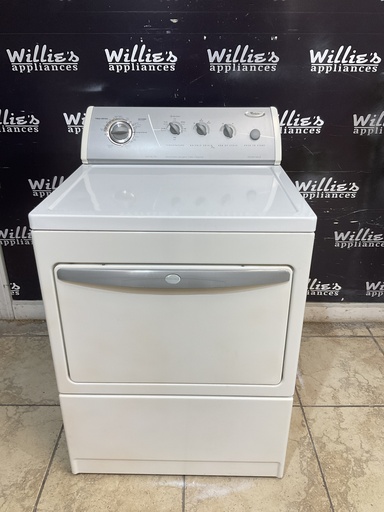 [101679] Whirlpool Used Electric Dryer 220volts (30 AMP) 27inches {3 prong} (White) 