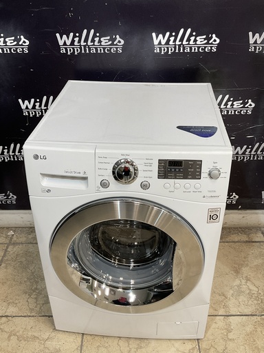 [101826] Lg Used Washer Front-load 23 1/2’ (White) 