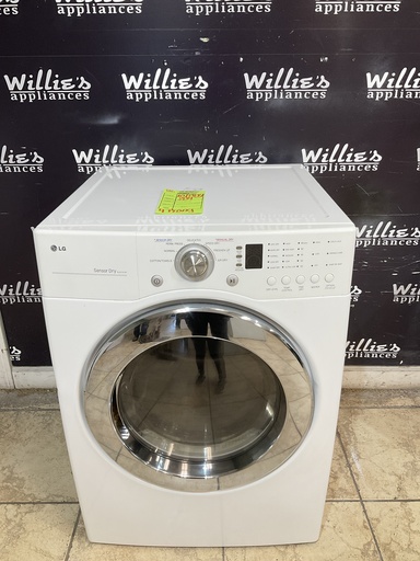 [101884] Lg Used  Electric Dryer 220volts (30 AMP) 27inches {4 prong} (White) 