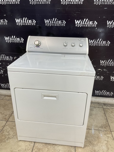 [101978] Whirlpool Used Electric Dryer 220volts (30 AMP) 29inches {3 prong} (White) 